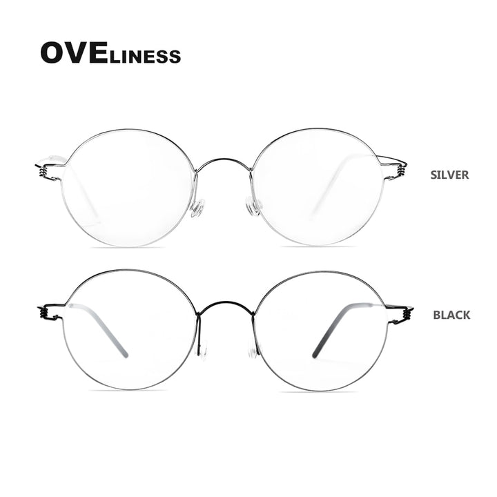 Oveliness Unisex Full RimTitanium Screwless Eyeglasses Ols02 Full Rim Oveliness