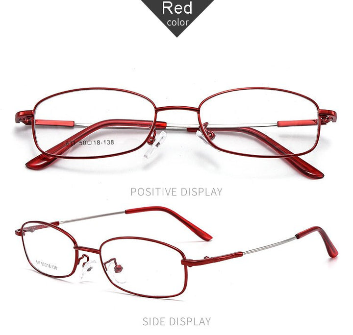 Hotochki Unisex Full Rim Alloy Frame Eyeglasses 611 Full Rim Hotochki