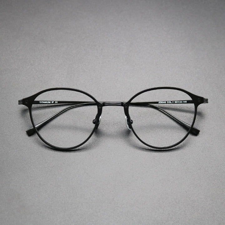 Gatenac Unisex Full Rim Square Titanium Frame Eyeglasses Gxyj574 Full Rim Gatenac 2  