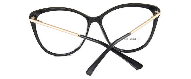 Hotony Women's Full Rim TR 90 Resin Cat Eye Frame Eyeglasses 7014 Full Rim Hotony