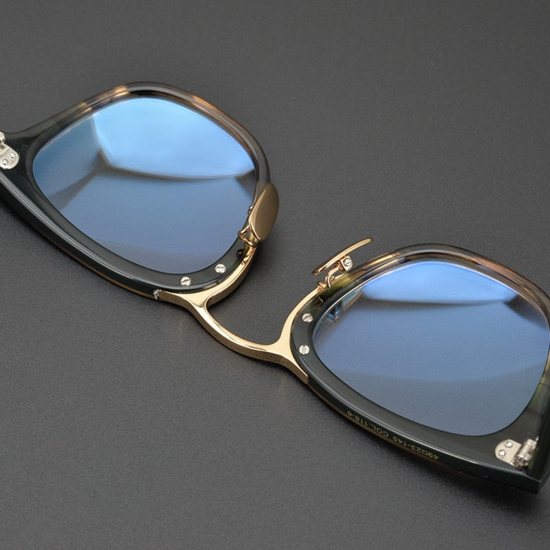 Yimaruili Men's Full Rim Acetate Frame Eyeglasses Y001 Full Rim Yimaruili Eyeglasses