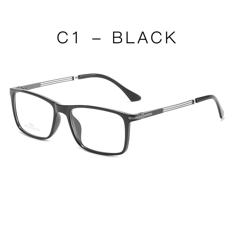 Hotochki Unisex Full Rim Aluminum Magnesium Frame Eyeglasses 9170 Full Rim Hotochki C1