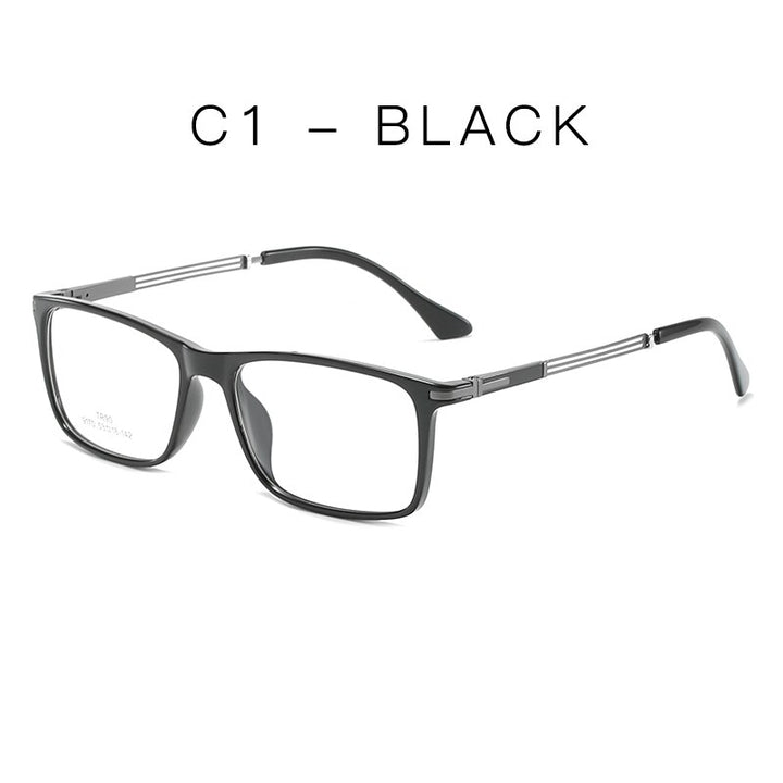 Hotochki Unisex Full Rim Aluminum Magnesium Frame Eyeglasses 9170 Full Rim Hotochki C1