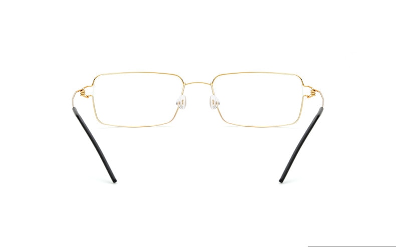 Yimaruili Unisex Full Rim Screwless Titanium Alloy Frame Eyeglasses 28606 Full Rim Yimaruili Eyeglasses