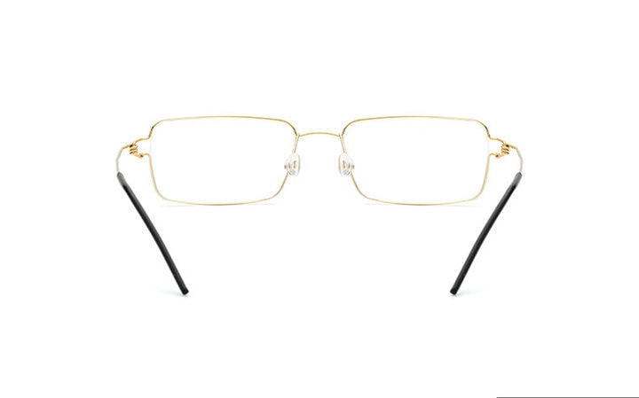 Yimaruili Unisex Full Rim Screwless Titanium Alloy Frame Eyeglasses 28606 Full Rim Yimaruili Eyeglasses