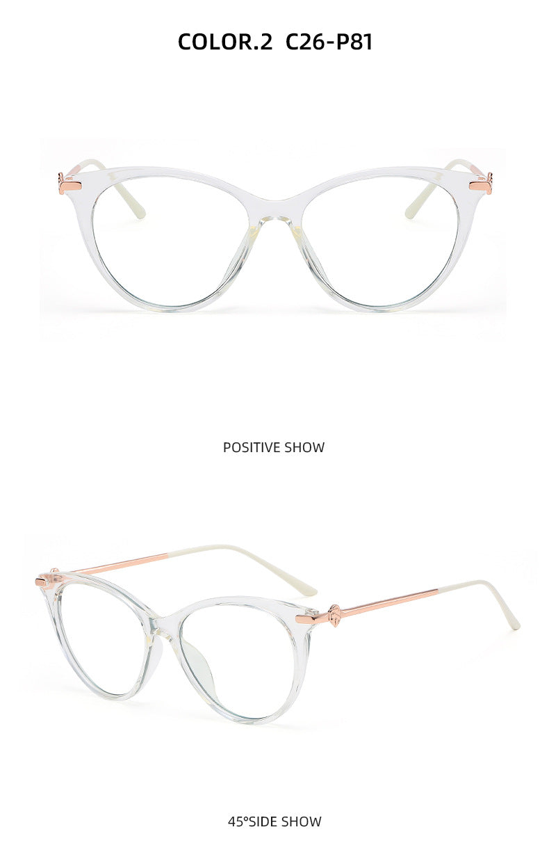 Hotony Women's Full Rim Cat Eye TR 90 Resin Frame Eyeglasses Tr2335 Full Rim Hotony