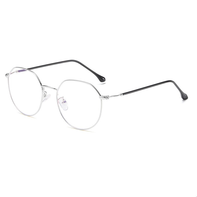 Hotony Unisex Full Rim Polygonal Alloy Frame Eyeglasses 1905 Full Rim Hotony