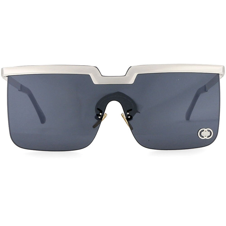 CCspace Women's Rimless Oversized Square One Lens Alloy Frame Sunglasses 51121 Sunglasses CCspace Sunglasses Black 51121SU