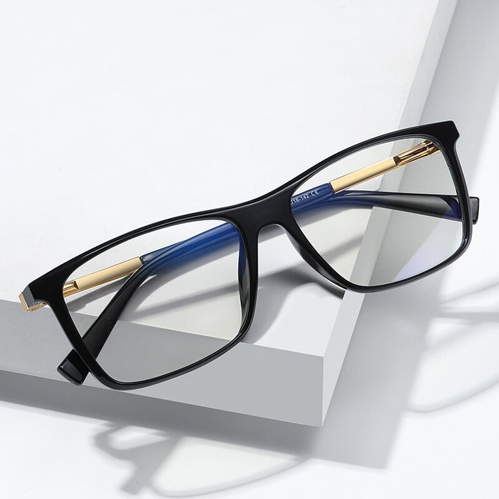 Reven Jate Unisex Full Rim Square Acetate Eyeglasses 2085 Full Rim Reven Jate