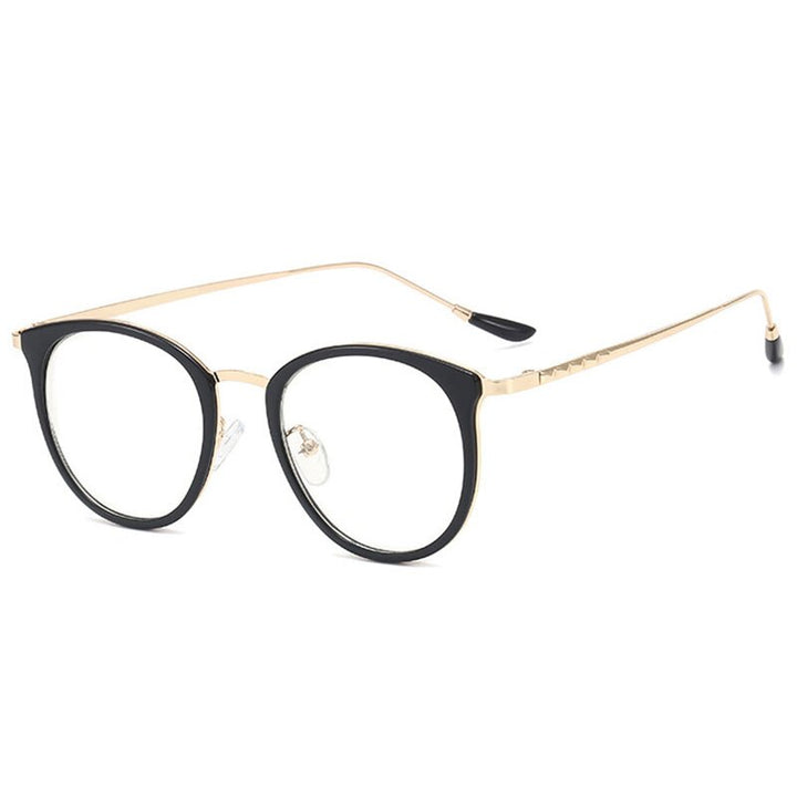 Hotony Unisex Full Rim Acetate Round Frame Eyeglasses 9237 Full Rim Hotony