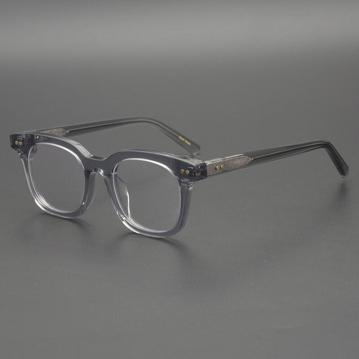 Gatenac Unisex Full Rim Square Acetate Frame Eyeglasses  Gxyj163 Full Rim Gatenac 6