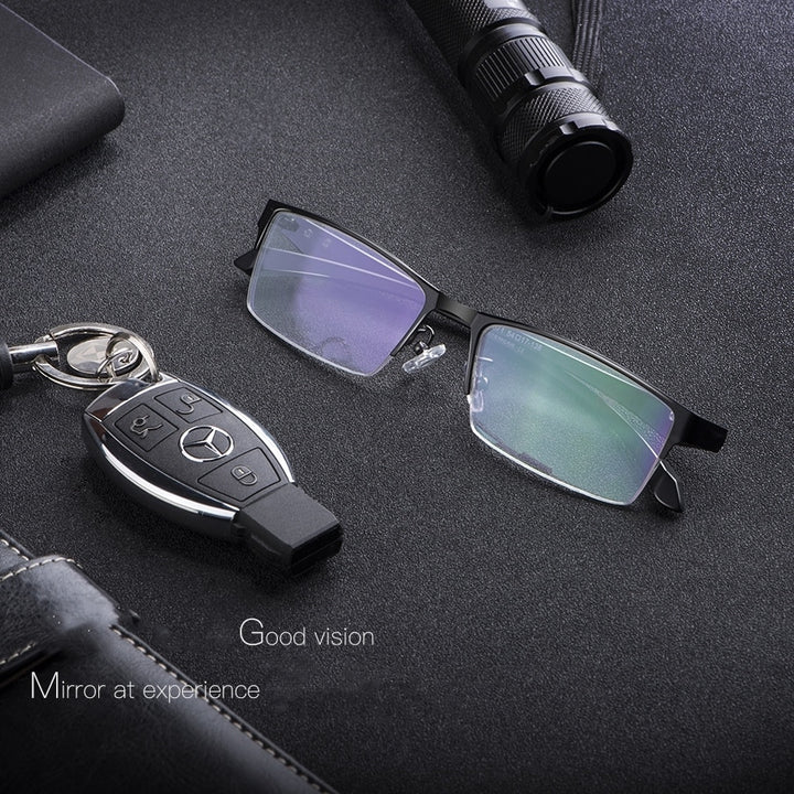 Yimaruili Men's Semi Or Full Rim Alloy Frame Eyeglasses 66071/66085 Full Rim Yimaruili Eyeglasses