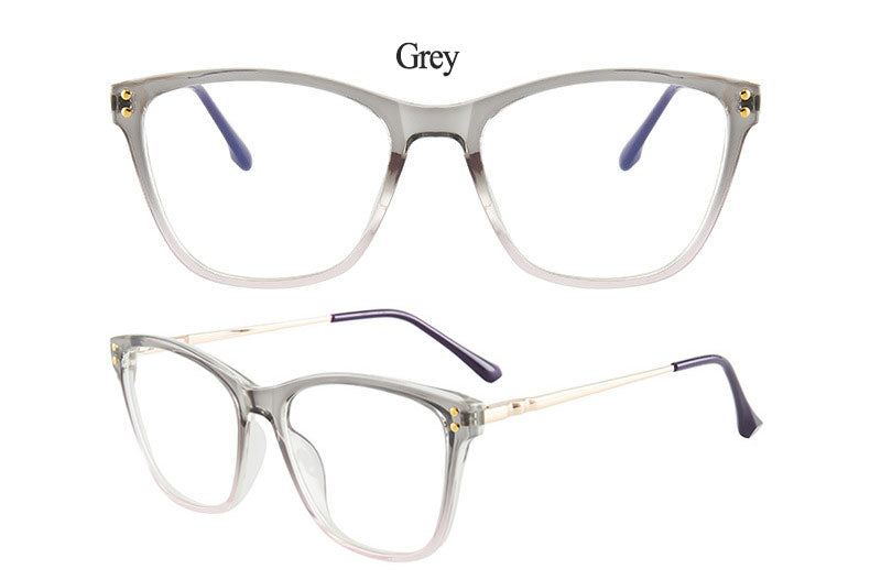 Hotony Women's Full Rim TR 90 Resin Cat Eye Frame Eyeglasses 7032 Full Rim Hotony