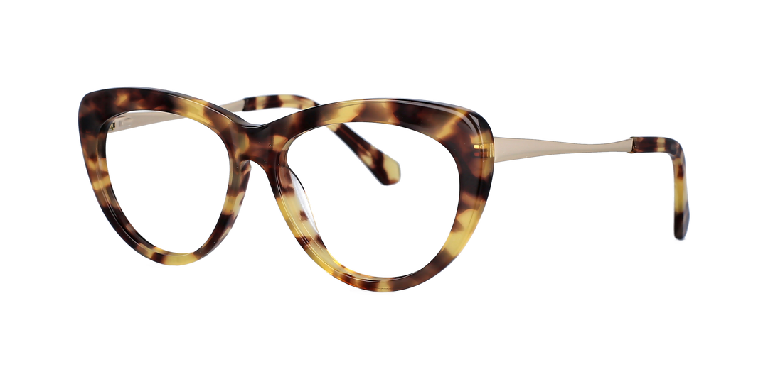 CCspace Unisex Full Rim Cat Eye Acetate Frame Eyeglasses 51070 Full Rim CCspace C2Leopard