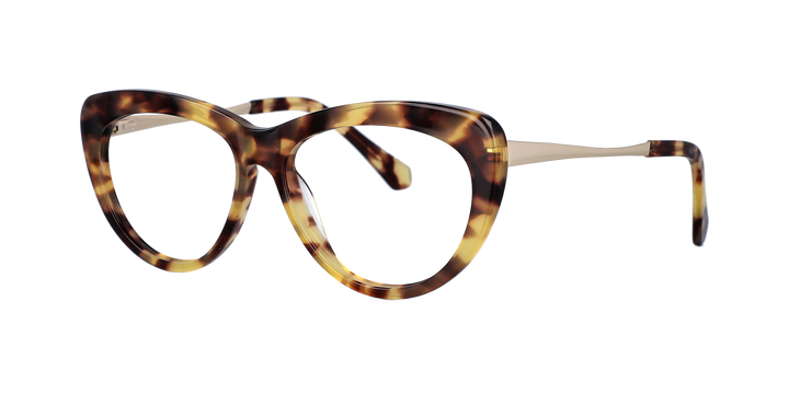 CCspace Unisex Full Rim Cat Eye Acetate Frame Eyeglasses 51070 Full Rim CCspace C2Leopard