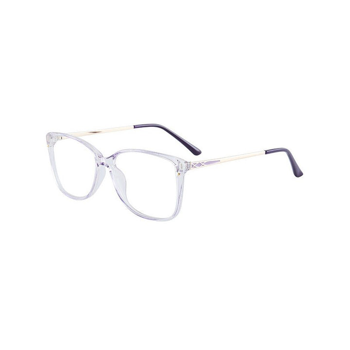 Hotony Women's Full Rim TR 90 Resin Square Frame Eyeglasses 7034 Full Rim Hotony