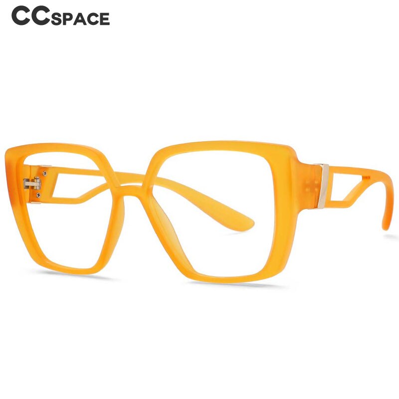 CCspace Unisex Full Rim Square Resin Frame Eyeglasses 54036 Full Rim CCspace