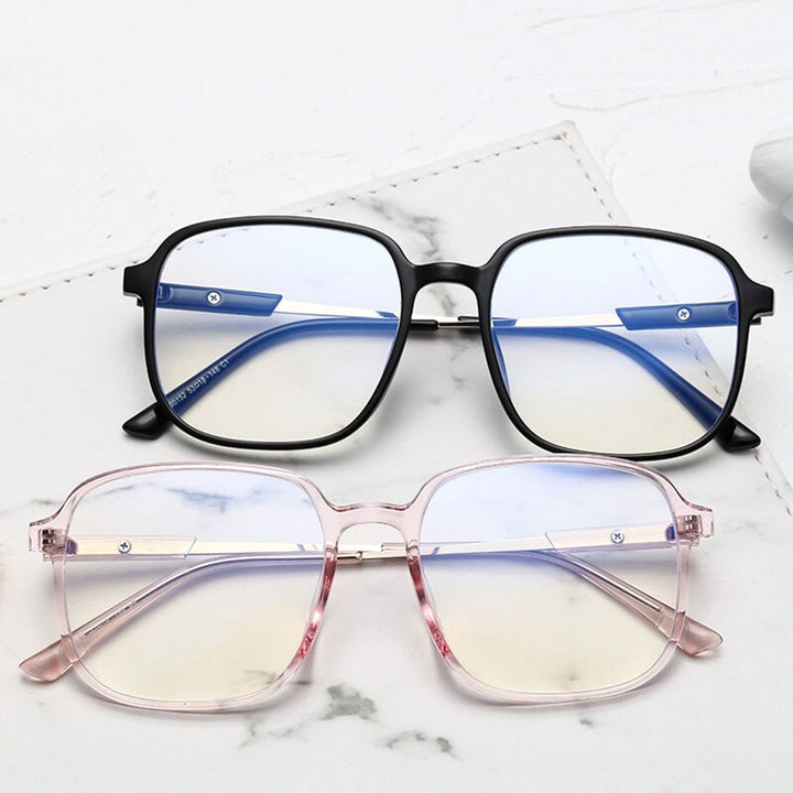 Hotony Unisex Full Rim Round TR 90 Resin Frame Eyeglasses 60152 Full Rim Hotony