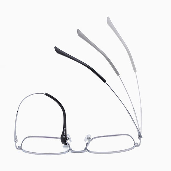 Hotony Unisex Full Rim Titanium Polygon Frame Eyeglasses 8004 Full Rim Hotony