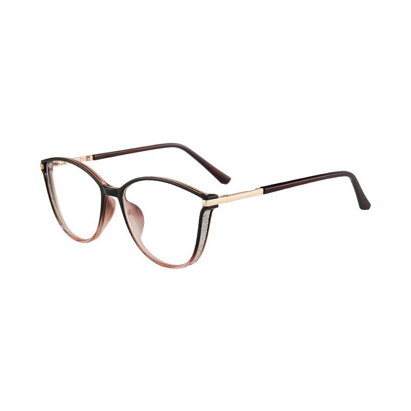 Hotony Women's Full Rim TR 90 Resin Cat Eye Frame Eyeglasses 7041 Full Rim Hotony