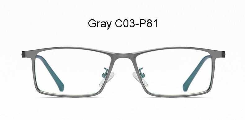 Hotochki Men's Full Rim Alloy Frame Anti Blue Lens Eyeglasses 2316 Full Rim Hotochki