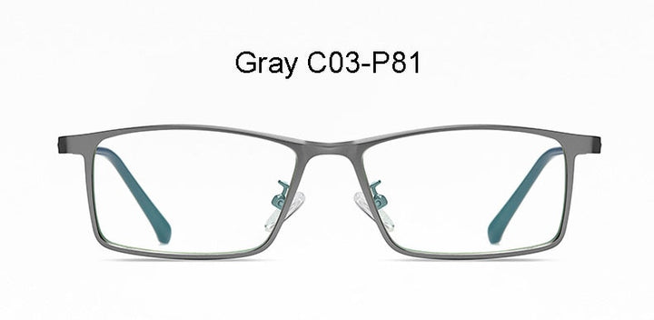 Hotochki Men's Full Rim Alloy Frame Anti Blue Lens Eyeglasses 2316 Full Rim Hotochki