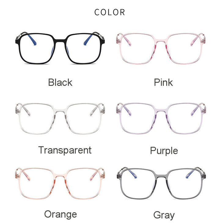 Hotony Unisex Full Rim Round TR 90 Resin Frame Eyeglasses 60152 Full Rim Hotony