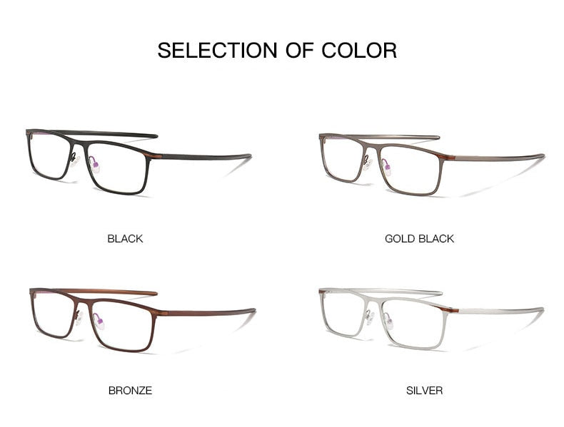 Hotochki Unisex Full Rim Nickel Alloy PC Plastic Resin Frame Eyeglasses 5138 Full Rim Hotochki