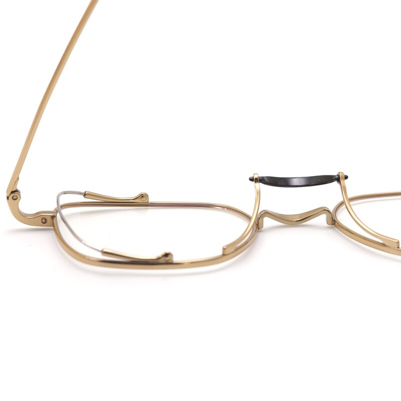 Muzz Unisex Full Rim Square Titanium Frame Eyeglasses T7024 Full Rim Muzz