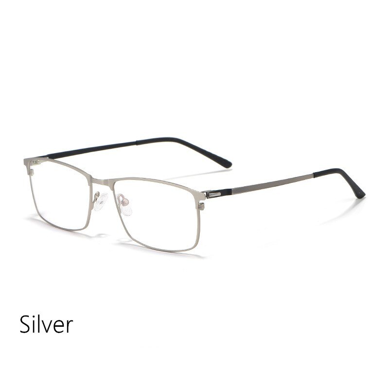 Yimaruili Men's Full Rim Alloy Frame Eyeglasses P9847 Full Rim Yimaruili Eyeglasses Silver China