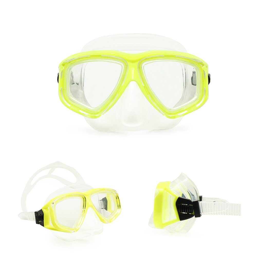 Enzodate Unisex Full Rim Polycarbonate Myopic Snorkel Goggles Goggles Enzodate