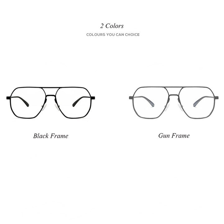 Hdcrafter Unisex Full Rim Large Square Tr 90 Eyeglasses Photochromic 8692 Full Rim Hdcrafter Eyeglasses