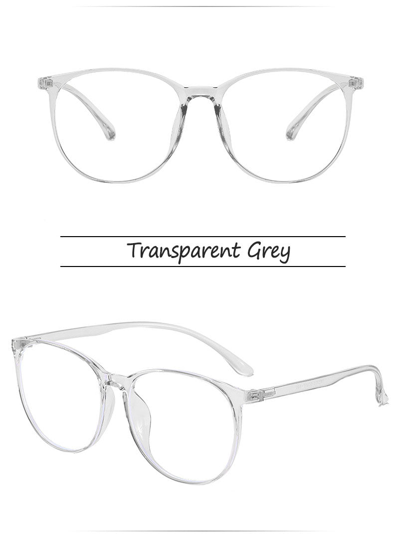 Hotony Unisex Full Rim TR 90 Resin Round Frame Eyeglasses 5703 Full Rim Hotony