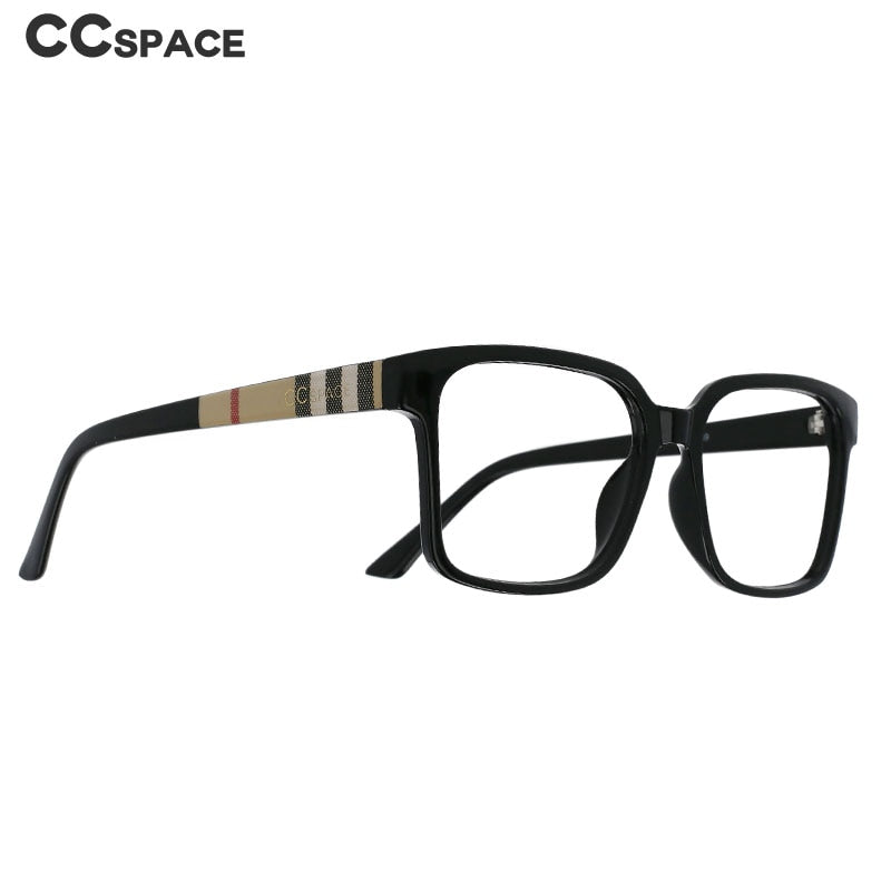 CCspace Unisex Full Rim Square Resin Frame Eyeglasses 51071 Full Rim CCspace