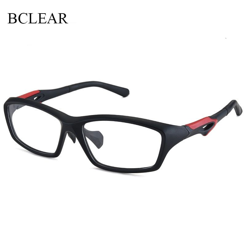 Bclear Men's Full Rim TR90 Square Sport Eyeglasses Zt9233 Full Rim Bclear