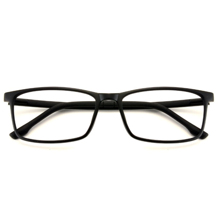 Yimaruili Unisex Full Rim Imitation Wood Grain Resin Frame Eyeglasses 98056 Full Rim Yimaruili Eyeglasses
