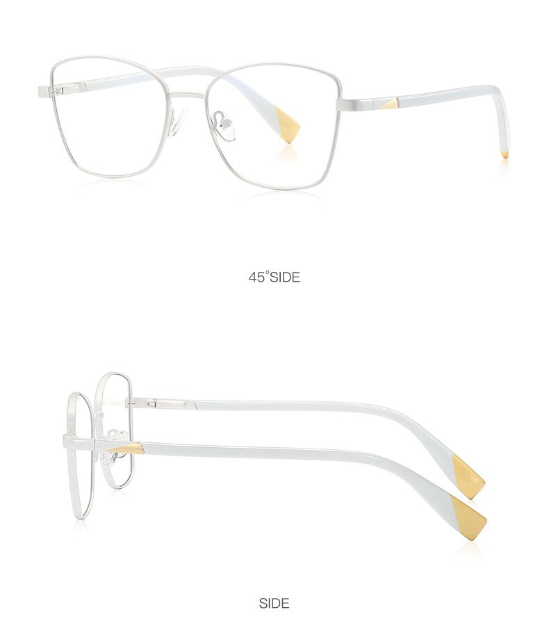 Hotochki Unisex Full Rim Square Alloy Frame Eyeglasses 3010 Full Rim Hotochki