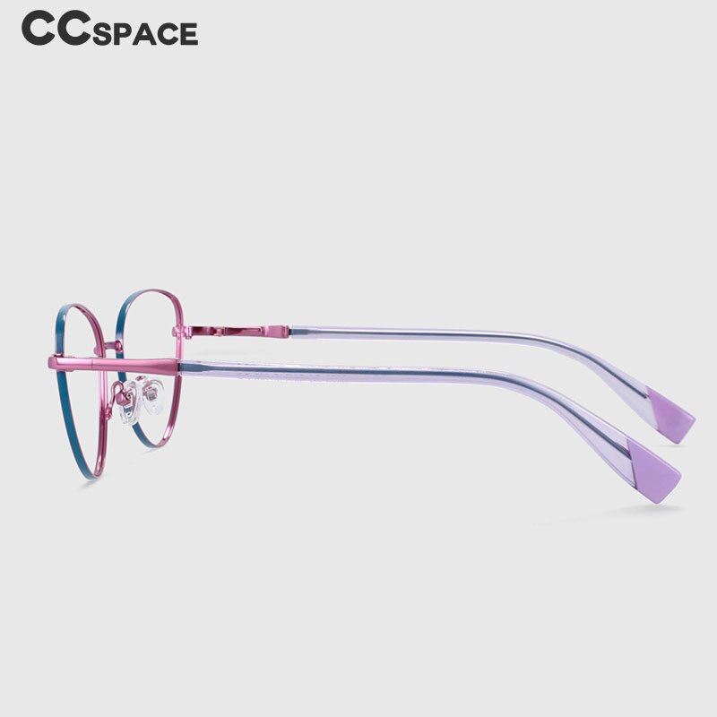 CCspace Women's Full Rim Cat Eye Alloy Frame Eyeglasses 53997 Full Rim CCspace