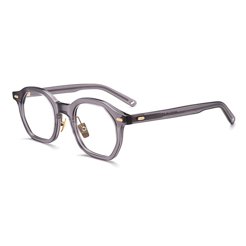 Gatenac Unisex Full Rim Square Acetate Frame Eyeglasses Gxj33 Full Rim Gatenac 3
