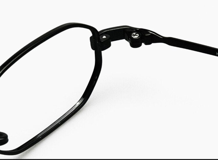 Yujo Unisex Full Rim Titanium Irregular Polygon Reading Glasses Y042 Reading Glasses Yujo