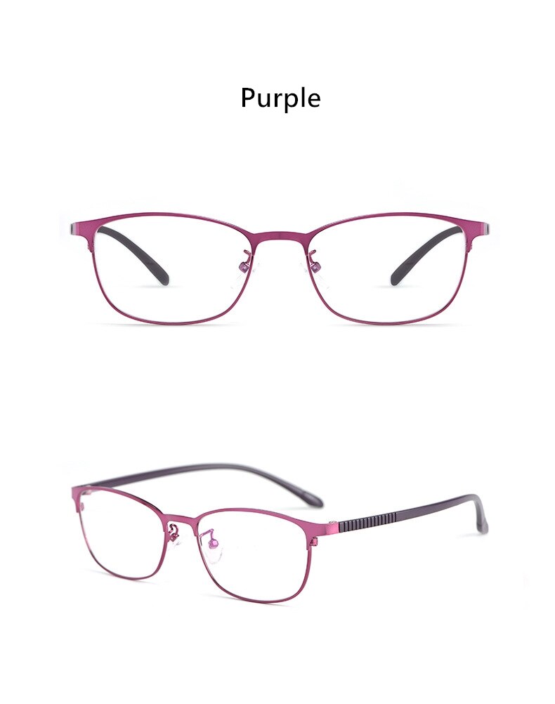 Yimaruili Women's Full Rim Alloy TR 90 Resin Frame Eyeglasses 3569 Full Rim Yimaruili Eyeglasses