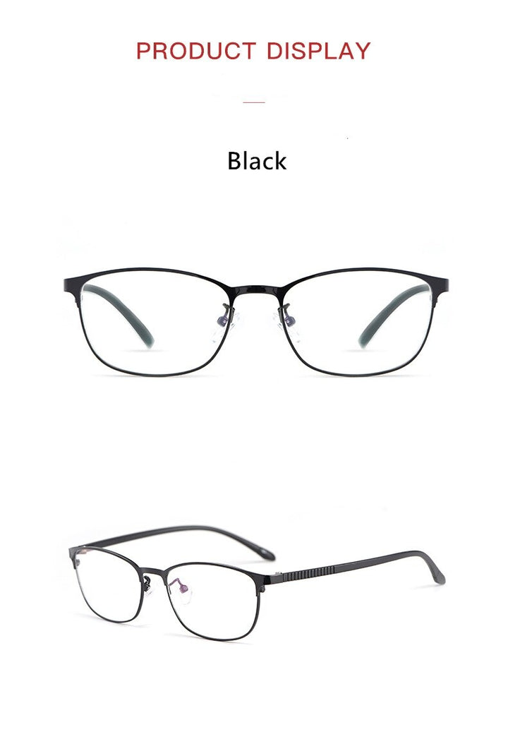 Yimaruili Women's Full Rim Alloy TR 90 Resin Frame Eyeglasses 3569 Full Rim Yimaruili Eyeglasses