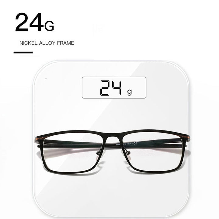 Hotochki Unisex Full Rim Nickel Alloy PC Plastic Resin Frame Eyeglasses 5138 Full Rim Hotochki
