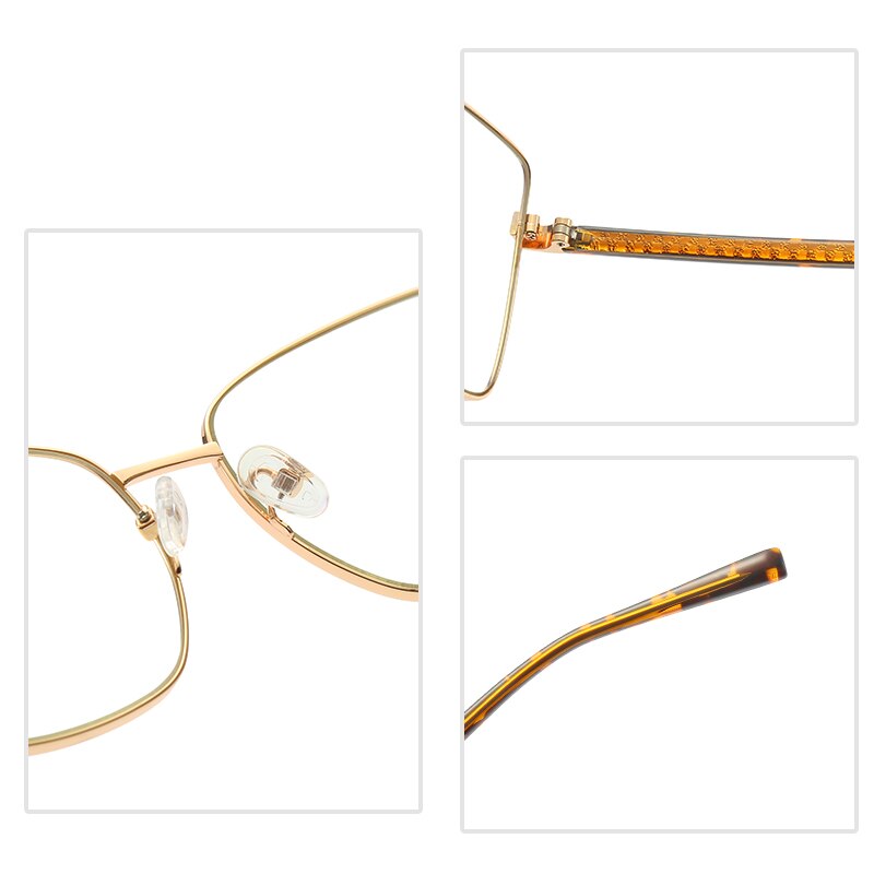 Hotochki Women's Full Rim Cat Eye Alloy Frame Eyeglasses 3003 Full Rim Hotochki