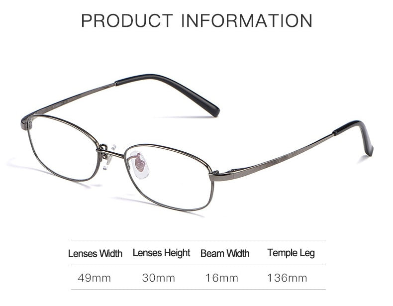 Hotochki Men's Full Rim Titanium Frame Eyeglasses 10196 Full Rim Hotochki