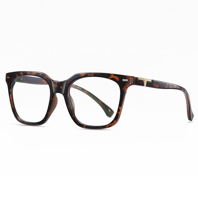 Hotochki Unisex Full Rim Big Square Tr 90 Eyeglasses St6915 Full Rim Hotochki