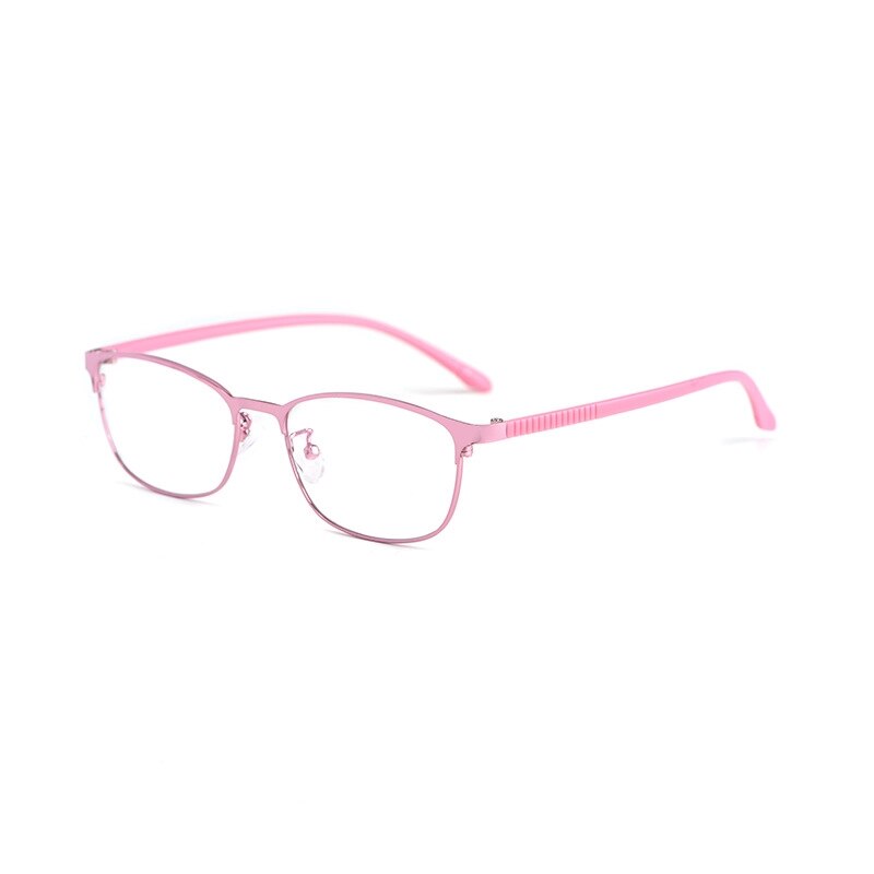 Yimaruili Women's Full Rim Alloy TR 90 Resin Frame Eyeglasses 3569 Full Rim Yimaruili Eyeglasses Pink