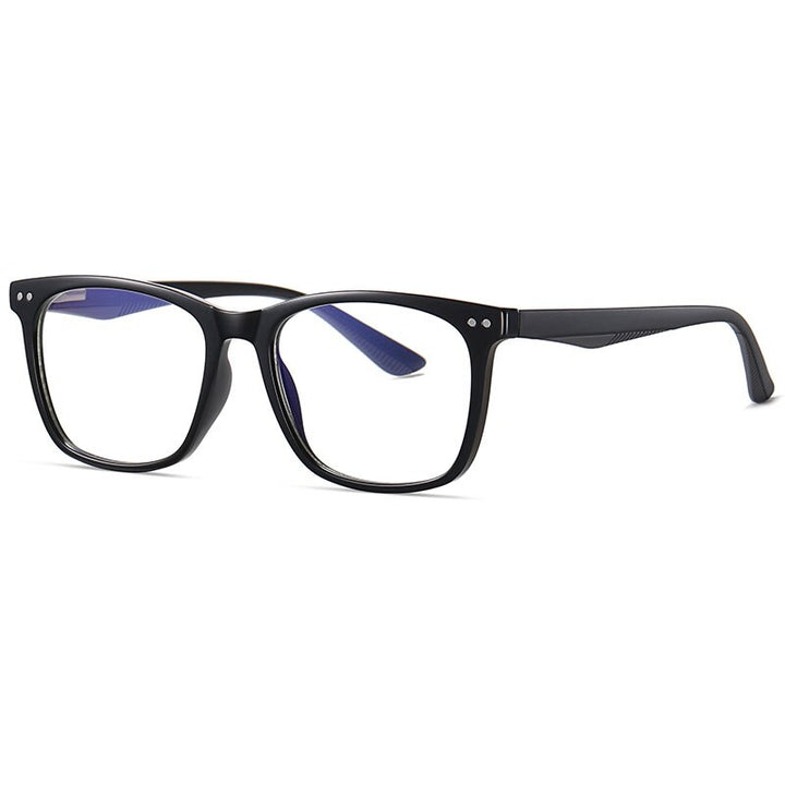 Hotochki Men's Full Rim Acetate Frame Anti Blue Light Lens Eyeglasses 2322 Full Rim Hotochki Bright Black