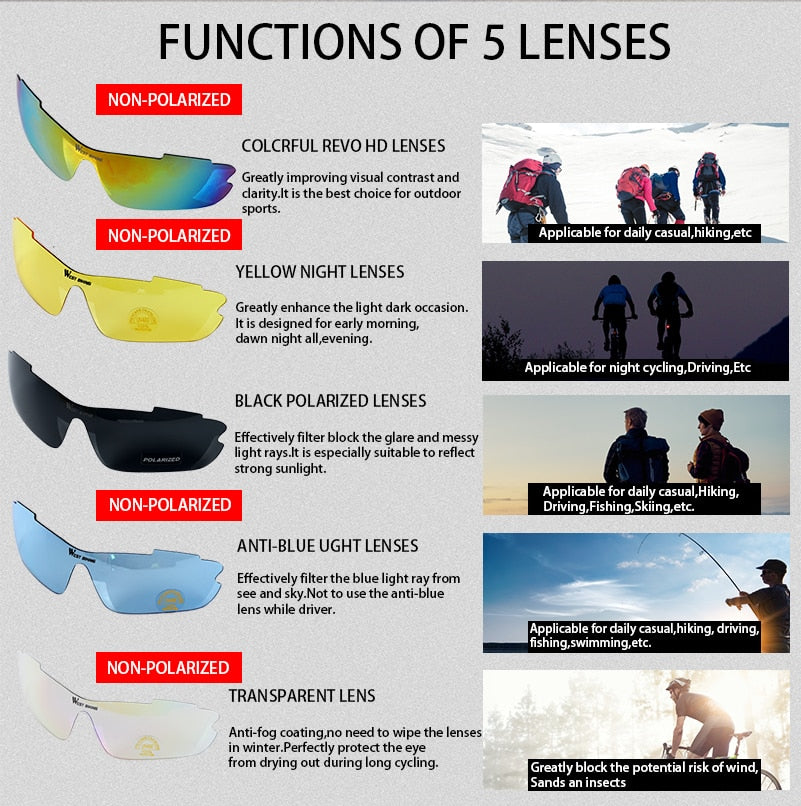 West Biking Unisex Full Rim Rectangle Acetate Polarized Sport Sunglasses YP0703111-135-136 Sunglasses West Biking