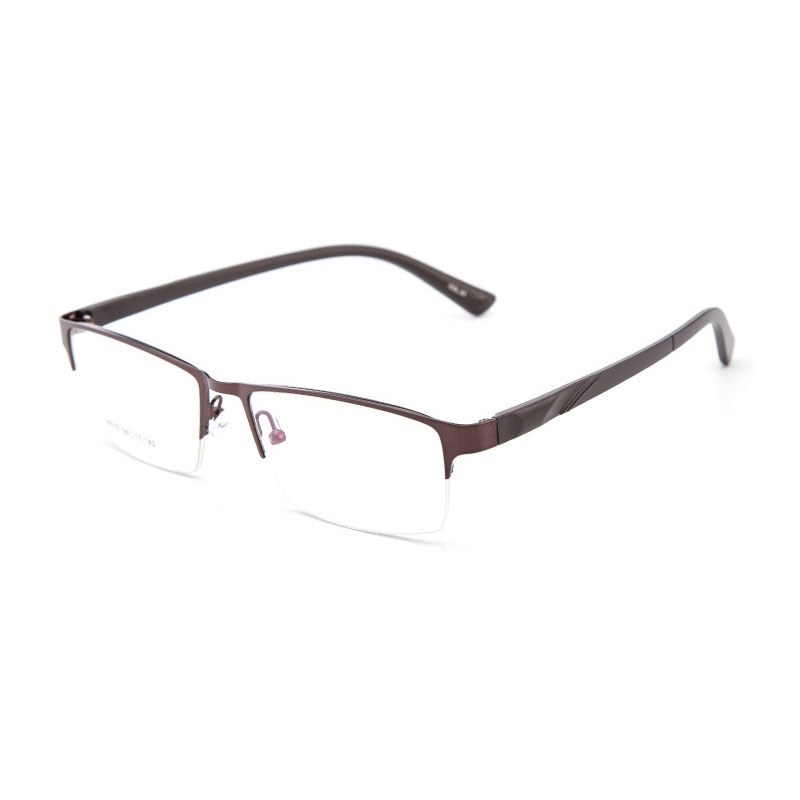 Hotochki Unisex Semi Rim Alloy Frame Eyeglasses 16019 Semi Rim Hotochki